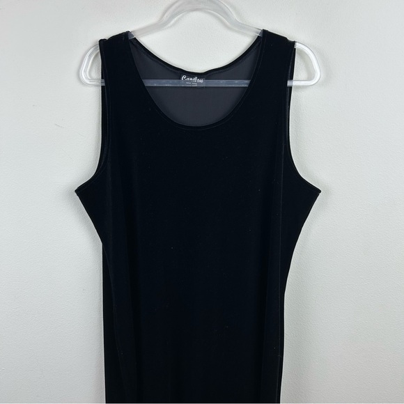 Caribou New York black velvet whimsigoth witchy maxi dress size: XL - Picture 2 of 8